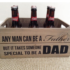 FATHERS DAY WOODEN GIFT CRATE