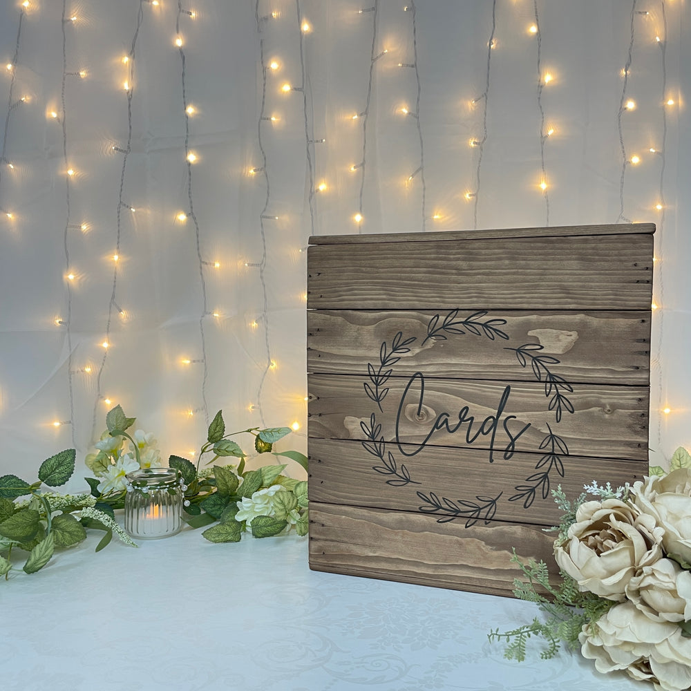WEDDING POST BOX Rustic Wooden Wedding Card Box, Vintage style barn, woodland wedding post box. 2 DESIGNS AVAILABLE