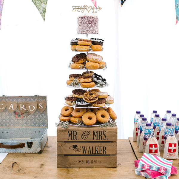 Rustic wedding hotsell cake stands