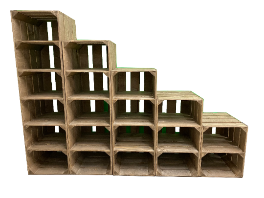 Tall wooden SHOE RACK rustic apple crate shoe rack narrow and tall Apple Crates