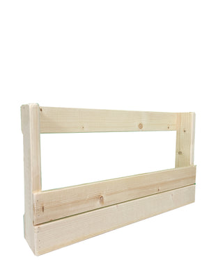 WALL MOUNTED SHOE RACK - RUSTIC