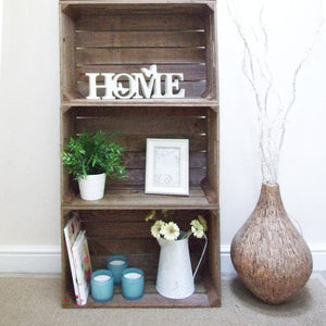 RUSTIC WOODEN APPLE CRATE