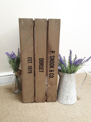 PERSONALISED LARGE APPLE CRATE