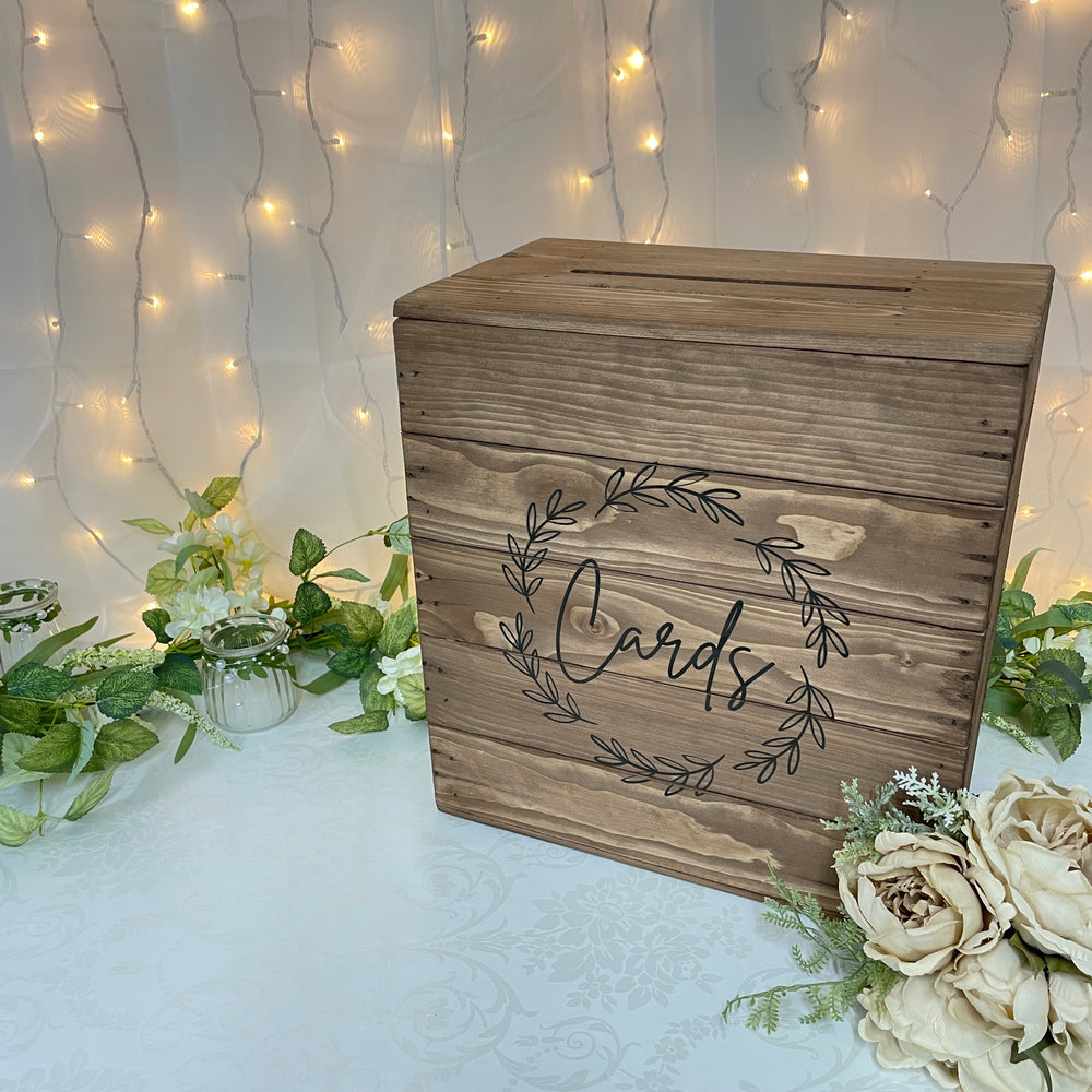 Wedding Card Box Wood Wedding Card Box With Slot 5th 