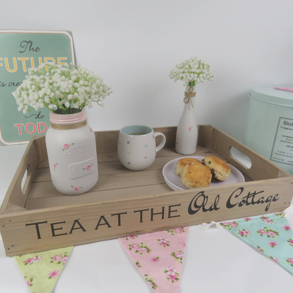 
            
                Load image into Gallery viewer, PERSONALISED RUSTIC WOODEN TRAY
            
        