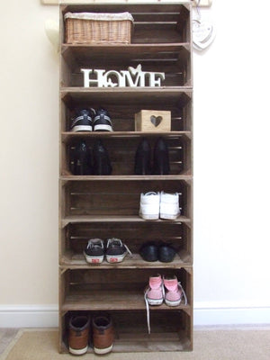 
            
                Load image into Gallery viewer, SHOE RACK APPLE CRATE
            
        