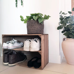 SHOE RACK APPLE CRATE